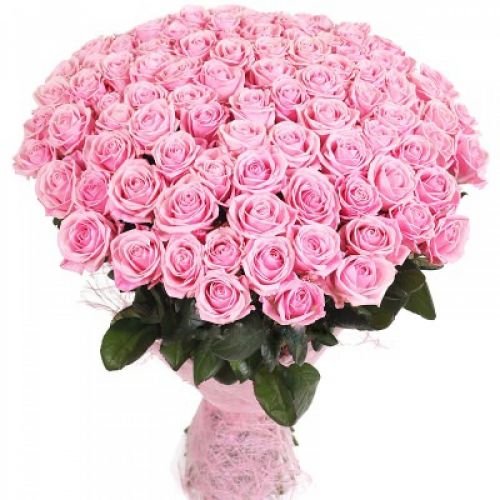 Розовые розы с доставкой на дом по Иваново