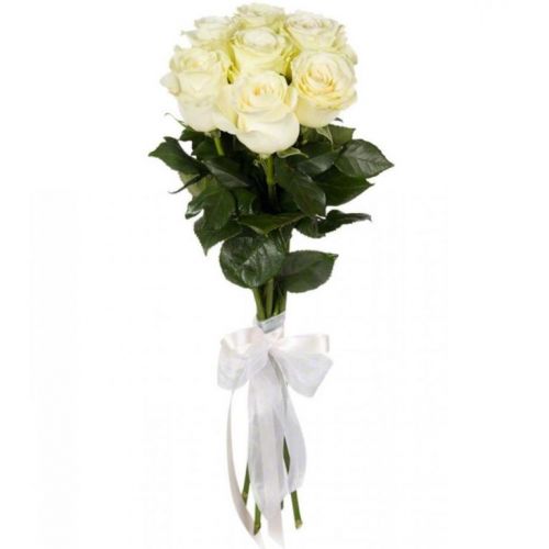 Букет 7 белых роз купить с доставкой по Иваново